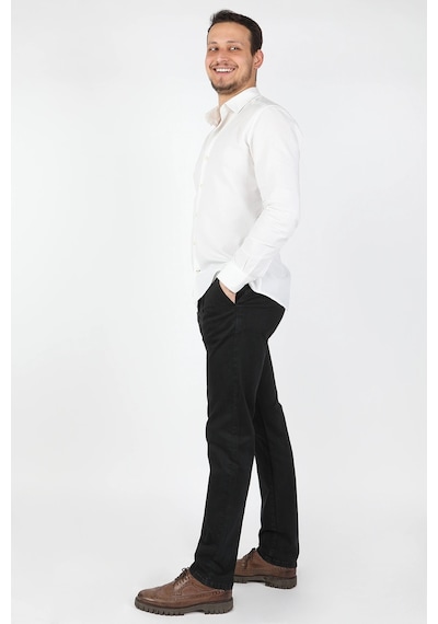 Balins Erkek Fleto Cep Gabardin Pantolon Siyah