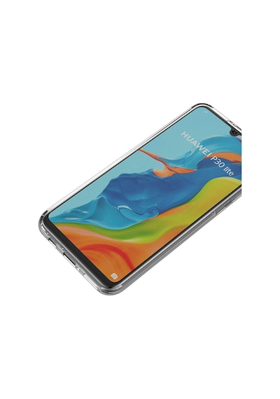 Teknomoda Huawei P30 Lite 360 Derece Kilif Kristal Silikon Seffaf Ön Arka 398209659
