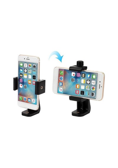 Tripod, Monopod Vb. 1/4 Inç Sabitleyiciler Için Telefon Tutucu