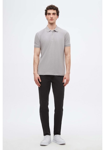 D's Damat Ds Damat Regular Fit Gri Pike Dokulu %100 Pamuk Kıvrılmaz Polo Yaka Nakışlı T-Shirt 4HC14ORT51000 Gri D's Damat Ds Damat Regular Fit Gri Pike Dokulu %100 Pamuk Kıvrılmaz Polo Yaka Nakışlı T-Shirt 4HC14ORT51000 Gri