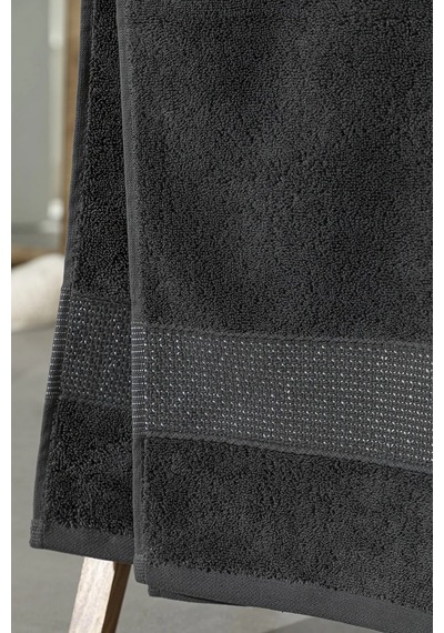 English Home Deluxe Pamuklu Low Twist Banyo Havlusu 90x150 Cm Ant Antrasit