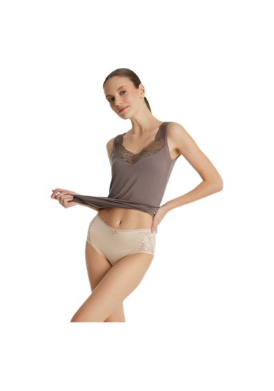 Blackspade Kadın Slip Külot Dantelli 1773 Ten