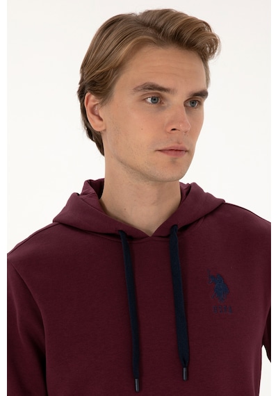 U.s. Polo Assn. Erkek Plum Sweatshirt 50307703-vr177 New Plum