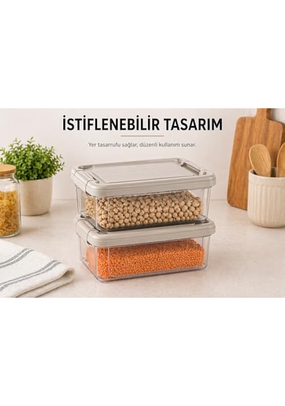 ' Li Kapaklı Saklama Kutusu Seti 10 Litre Turuncu-taşınabilir Kulplu Dolap Içi Düzenleyici Çok Amaçlı Organizer Diğer