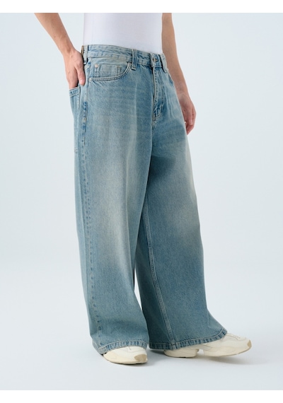 Baggy Baggy Fit Erkek Pantolon Lacivert