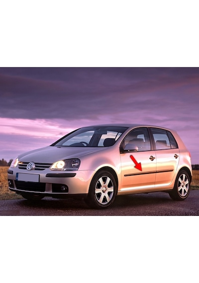 VW Golf 5 MK5 2004-08 Sol Ön Kapı Bandı Çıtası Kuşağı 1K4853515B