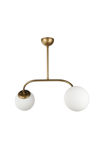 Begüsa Norel 2.li Avize Eskitme Beyaz Cam