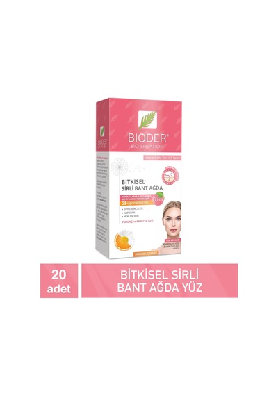 Tr Bitkisel Sirli Bant Ağda Yüz Bölgesi 20 Adet 1 X 20 Adet
