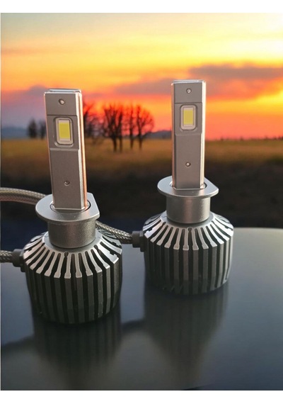 H1 Vrpro Silver Led Zenon Şimşek Etkili Beyaz Işık 18000lümen 65w