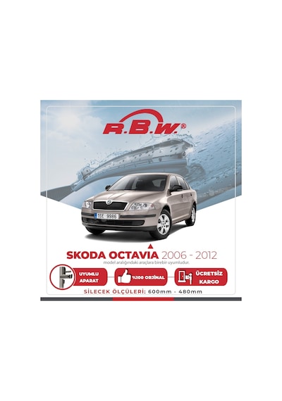 Rbw Skoda Octavia 2006 - 2012 Ön Muz Silecek Takımı