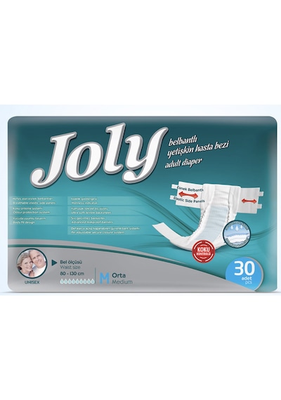Joly Yetişkin Bezi Medium 30'Lu
