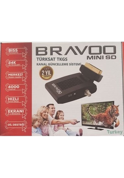Bravoo Mini SD Scartlı Uydu Alıcısı