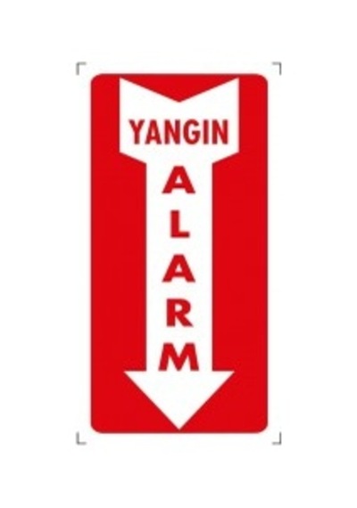 YANGIN ALARM LEVHASI