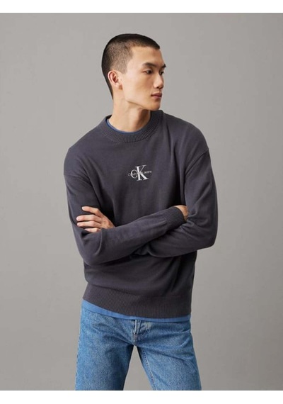 Calvin Klein Erkek Triko-j30j327404 Gri