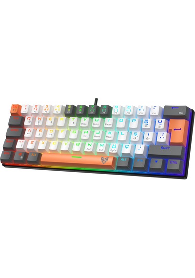 Blueforce Striker Rgb Mekanik Gaming Oyuncu Klavyesi Red Switch Q Tr Mix Renk