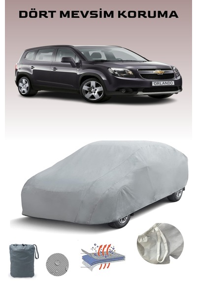 Gri Chevrolet Orlando 1 Araba Brandası, Oto Örtüsü, Araba Çadırı Gri