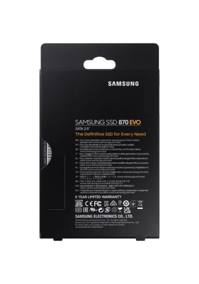 Samsung 2tb Mz-77e2t0bw 870 Evo Ssd 2.5" Sata3 Ssd 560-530
