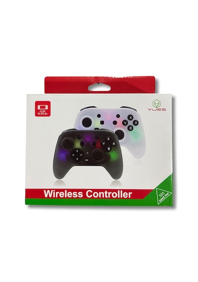 Yues Switch Pro Controller Oyun Kolu Joystick Işıklı Siyah