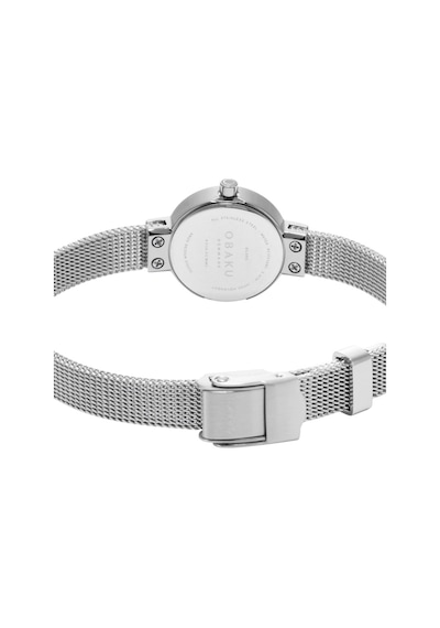 Obaku Denmark V313lxcwmc Quartz Çelik Hasır Gri 20 Mm Kadın Kol Saati