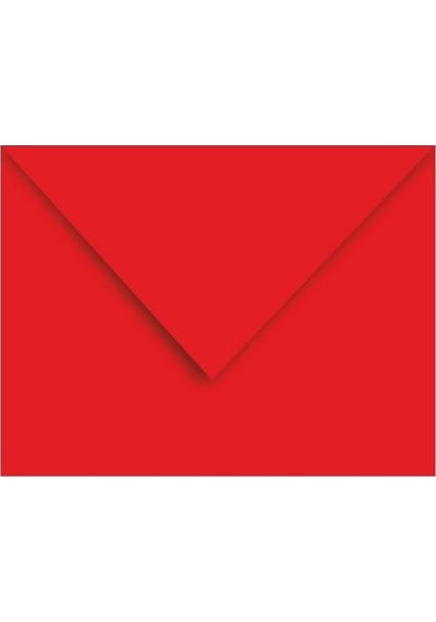 50 Adet 13x18 Kırmızı Davetiye Lüks Tebrik Kartı Mektup Mühür Cüzdan Büyük Kapasiteli Zarf