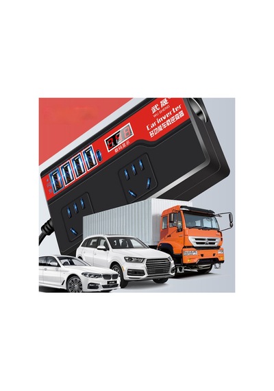 Yemleme Botu Araba Güç İnvertörü Otomatik Güç Dönüştürücü Dc 12v 4 Usb Podijital Ekran Araba Güç Adaptörleri