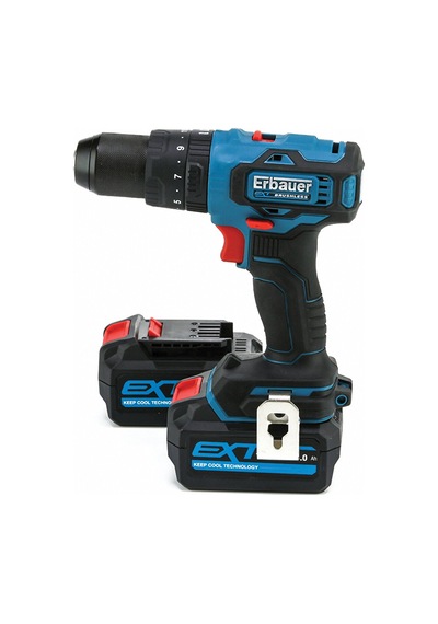Erbauer ECD18-li-2 18V 4A Li-ion Çift Akülü Darbeli Vidalama