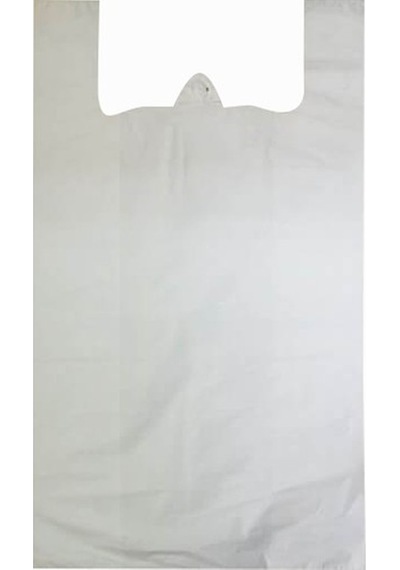 Beyaz Atlet Poşet Küçük Boy 25x45 Cm Takriben 110 Adet 1 Kg Çok Renkli