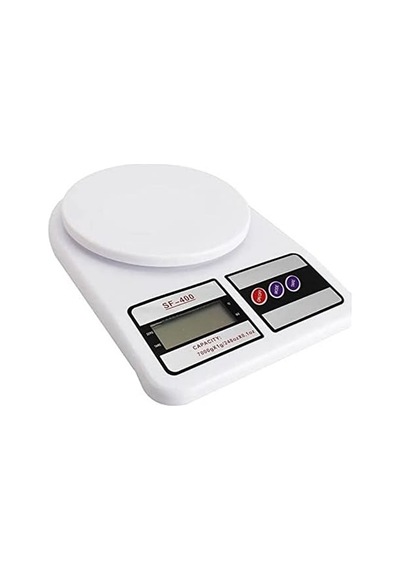 8683200800612 Lcd Ekranlı Dijital Hassas Mutfak Terazisi Tartısı 10 Kg, Çok Renkli, Medium Açık Bej