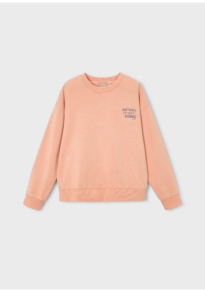 Mayoral Boston Erkek Çocuk İki İplik Sweatshirt Turuncu