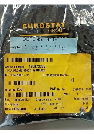 Max8860eua33 Maxım Entegreler 3 Adet
