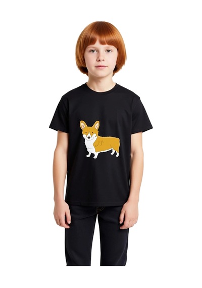 Paybuy Çocuk Tişört Corgi Baskılı Kısa Kollu Yuvarlak Yaka Rahat Kesim % Siyah Paybuy Çocuk Tişört Corgi Baskılı Kısa Kollu Yuvarlak Yaka Rahat Kesim % Siyah