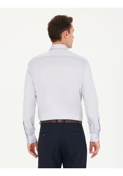 Pierre Cardin Erkek Gri Gömlek Basic 50277147-vr024