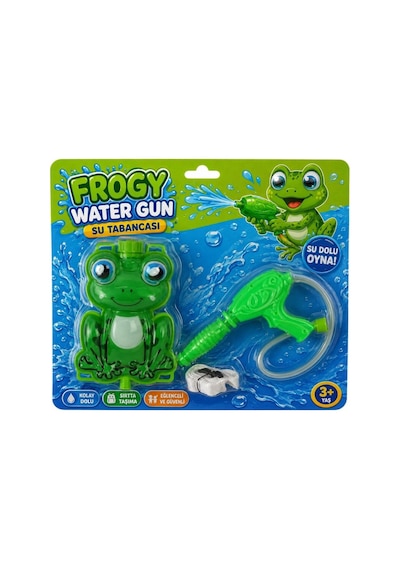 Sırt Çantalı Su Tabancası Pompalı Özel Hazneli Su Tüfeği 1000 Ml Frogy Water Gun Su Tabancası