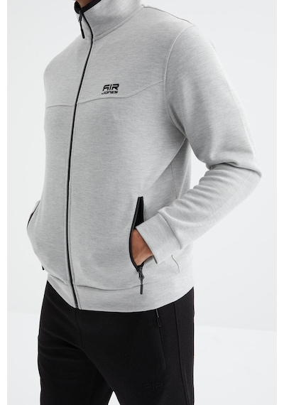 Tommy Life Hugo Gri Melanj - Siyah Jogger Erkek Eşofman Takım - 85198 Gri - Siyah