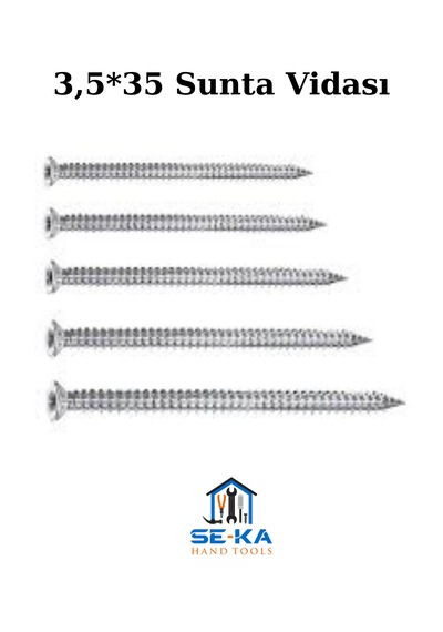 3,5 35 Sunta Vidası 50 Adet 3.5 x 35 MM