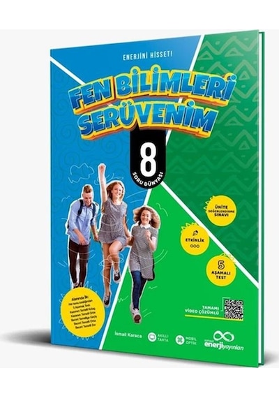 8.Sınıf Fen Bilimleri Serüvenim Soru Dünyası -  Sonsuz Enerji Yayınları
