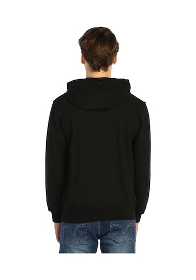 Bant Giyim - Mr Robot Siyah Kapşonlu Erkek Sweatshirt Hoodie