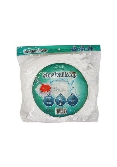 Motek Pratik Mop Mikrofiber Yedek Başlık Döner Mop Uyumlu