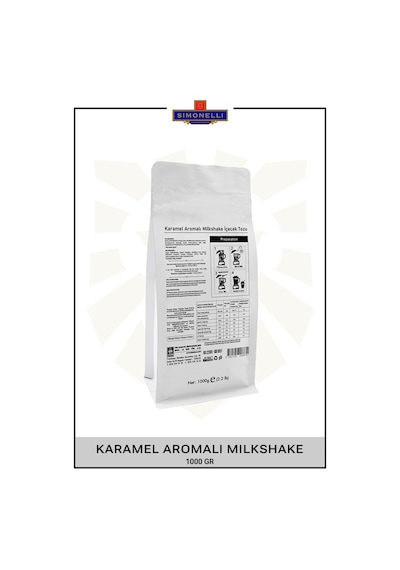 Simonelli Milkshake Karamel Aromalı 1 KG