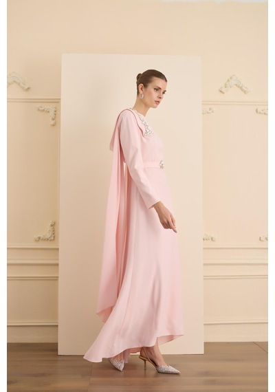 Senna Jewel Dress Pudra Pudra