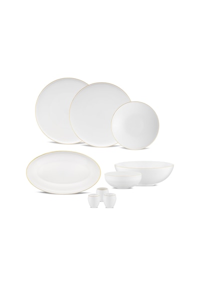 Jumbo Belle Gold 55 Parça 12 Kişilik Yemek Takımı Gold