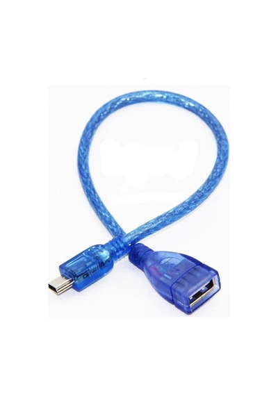 5 Pin Mini Usb Erkek - Usb Dişi Kablo 30Cm - Mini Uzatma