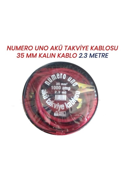 35 MM Kalın Kablo Çantalı 1000 Amper Akü Takviye Kablosu