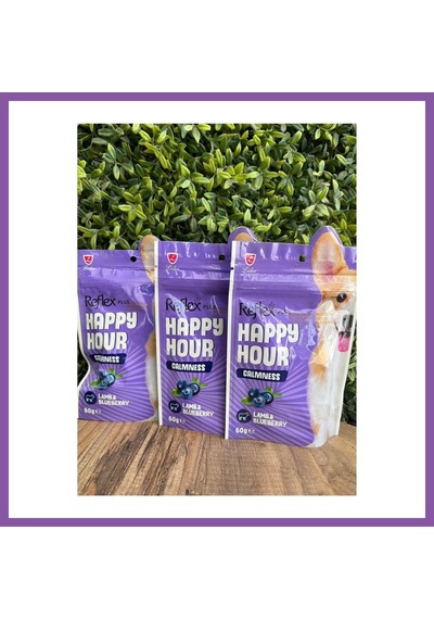 Reflex Plus Happy Hour Calmness Sakinleşmeyi Destekleyici Köpek Ödül Maması 60gr X 3 Adet Bzoshb