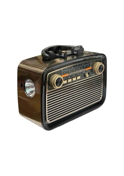 Eskitme Nostalji Tasarımlı Bluetoothlu Nostalji Radyo Ahşap Semeglbl - 72 Nostaljik Görünümlü
