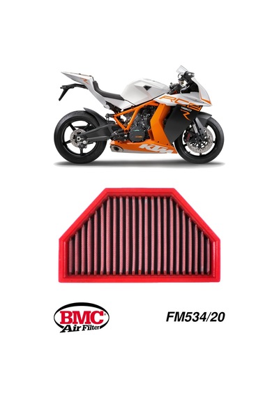 Bmc Fm534/20 Ktm 1190 Rc8 / R / Track 2008-2015 Kutu İçi Performans Hava Filtresi