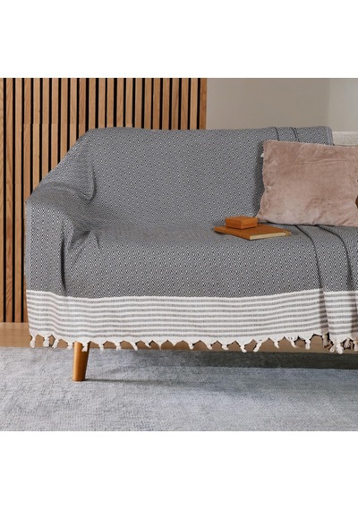 Buldan İşi Kaymaz Pamuklu 2'li Koltuk Örtüsü 170x210 Cm Kaliteli Koltuk Şalı Çekyat Kanepe Örtüsü 2 Adet A Diğer