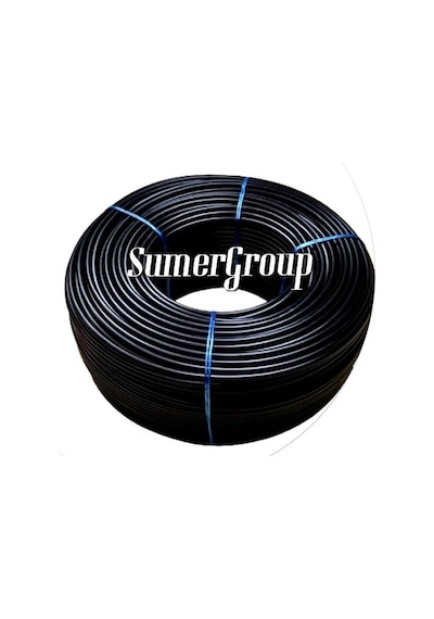 Sumergroup 4X6Mm Polietilen Pe Pnömatik Hortum Siyah 200Mt