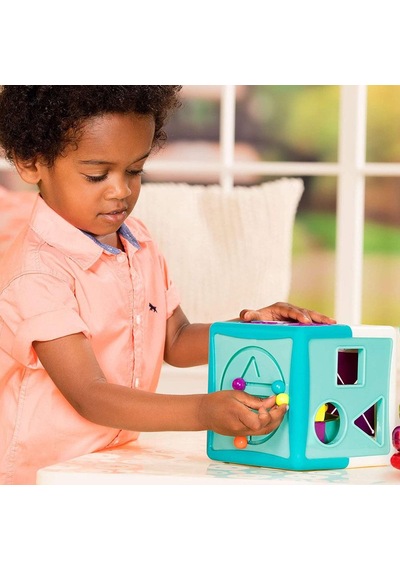 Battat Şekil Eşleştirme Küpü - Shape Sorter Cube