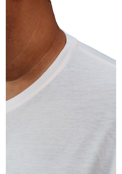 Big Nona Erkek Büyük Beden Unisex T-shirt V Yaka Toz Pempe Pembe